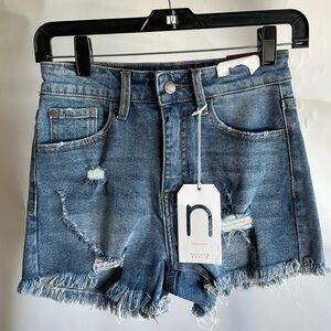 Nature denim shorts